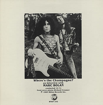 Marc Bolan : Where's The Champagne? (LP,Picture Disc)