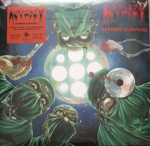 Autopsy (2) : Severed Survival (LP,Album,Limited Edition,Reissue,Stereo)