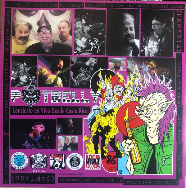 Potbelly : Disciples Of Fiction / Concierto En Vivo Desde Costa Rica (LP,Mini-Album,Numbered)