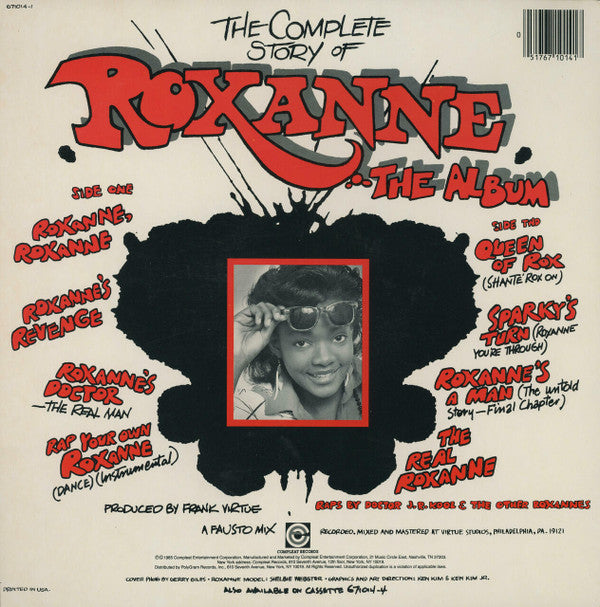 Doctor J.R. Kool & Other Roxannes, The : The Complete Story Of Roxanne...The Album (LP,Album)