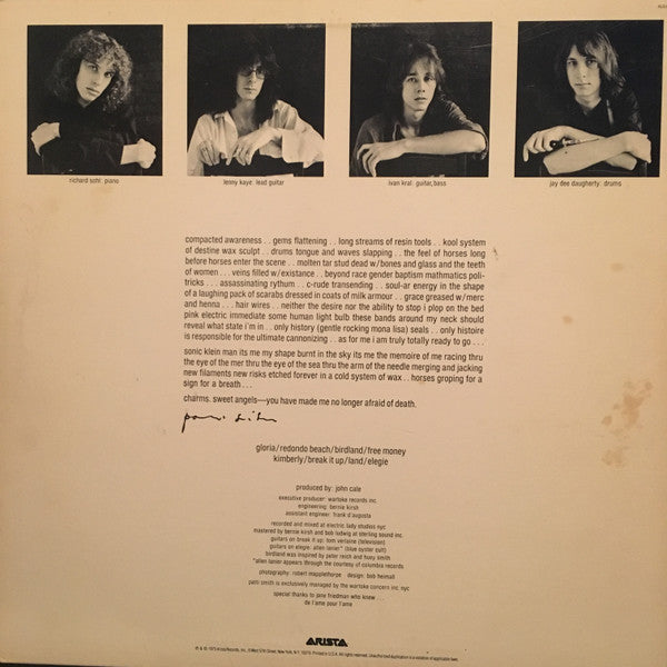 Patti Smith : Horses (LP,Album,Reissue)