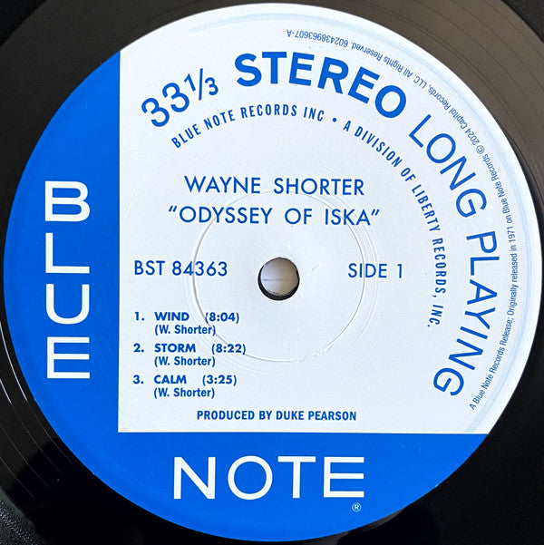 Wayne Shorter : Odyssey Of Iska (LP,Album,Reissue,Stereo)