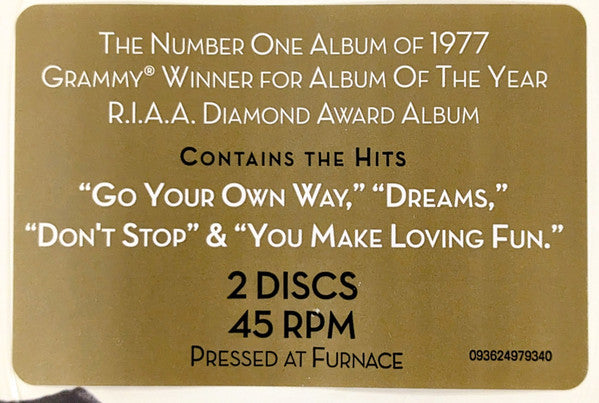 Fleetwood Mac : Rumours (12",45 RPM,Album,Reissue,Repress,Stereo)