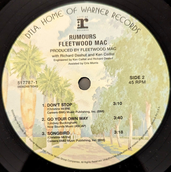 Fleetwood Mac : Rumours (12",45 RPM,Album,Reissue,Repress,Stereo)