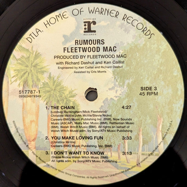 Fleetwood Mac : Rumours (12",45 RPM,Album,Reissue,Repress,Stereo)