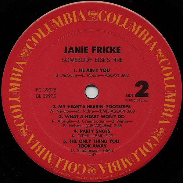 Janie Fricke : Somebody Else's Fire (LP,Album)