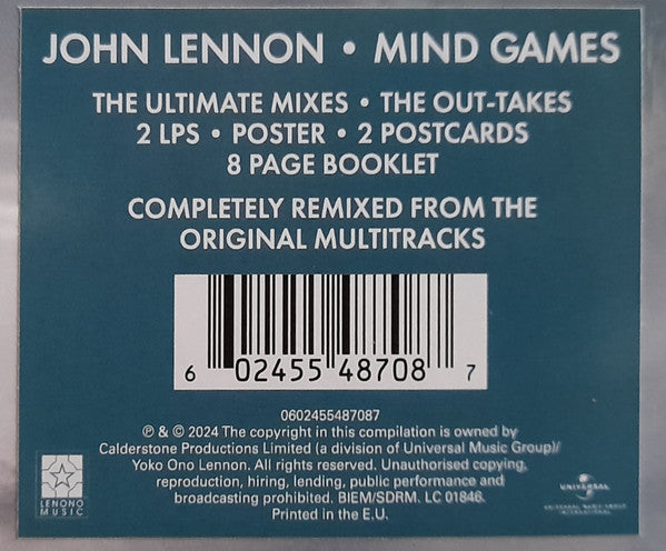 John Lennon : Mind Games (LP,Album,Reissue)