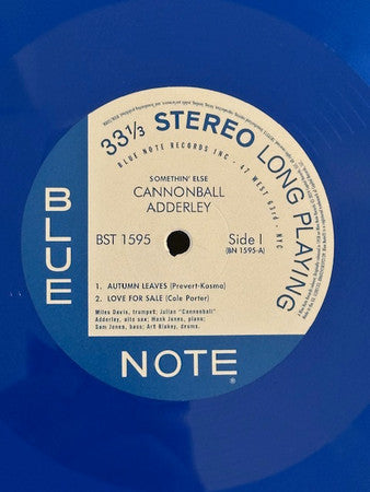 Cannonball Adderley : Somethin' Else (LP,Limited Edition,Reissue)