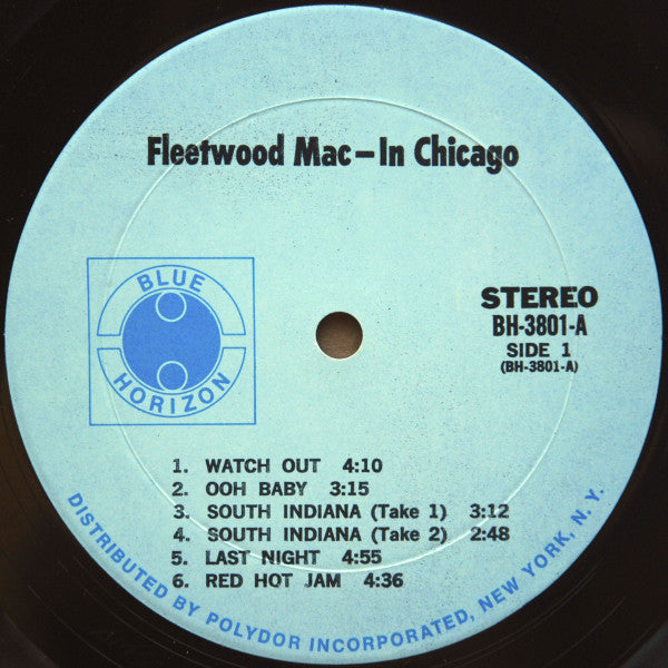 Fleetwood Mac : Fleetwood Mac In Chicago (LP,Album,Reissue,Stereo)