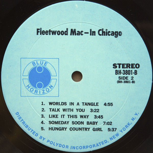 Fleetwood Mac : Fleetwood Mac In Chicago (LP,Album,Reissue,Stereo)