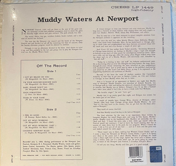 Muddy Waters : Muddy Waters At Newport 1960 (LP,Album)