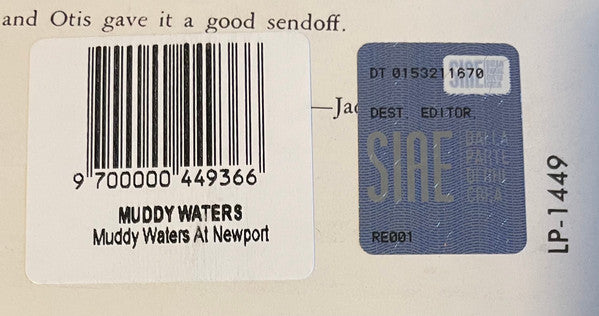 Muddy Waters : Muddy Waters At Newport 1960 (LP,Album)