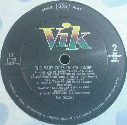 Pat Suzuki With Henri René And His Orchestra : The Many Sides Of Pat Suzuki (LP,Album,Mono)