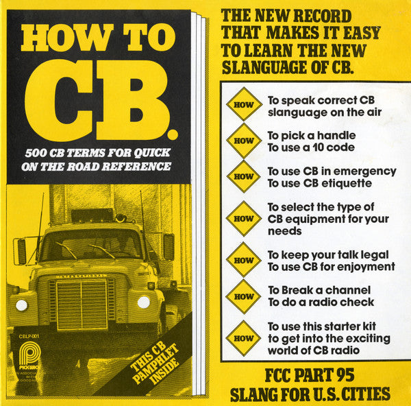 Leif Jensen (6) : How To CB. (LP,Album)