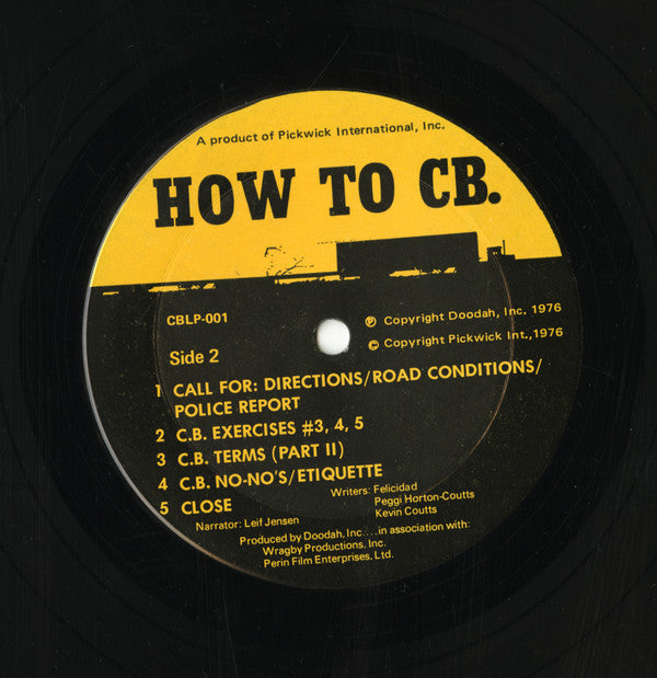Leif Jensen (6) : How To CB. (LP,Album)