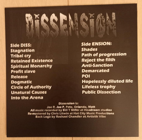 Dissension : Discography (LP,Compilation)