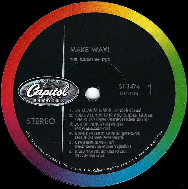 Kingston Trio : Make Way! (LP,Album,Stereo)