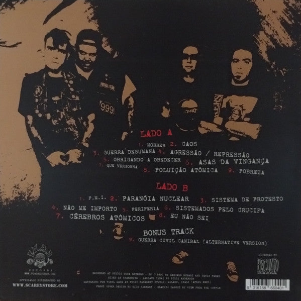 Ratos De Porão : Sistemados Pelo Crucifa (LP,45 RPM,Album,Reissue)