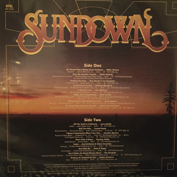 Various : Sundown (LP,Compilation)