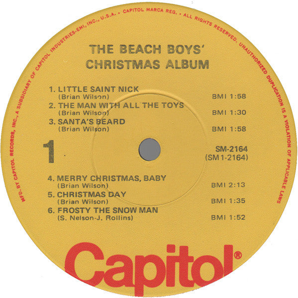 Beach Boys, The : The Beach Boys' Christmas Album (LP,Album,Reissue,Stereo)