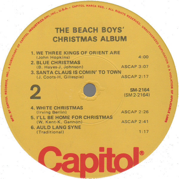 Beach Boys, The : The Beach Boys' Christmas Album (LP,Album,Reissue,Stereo)
