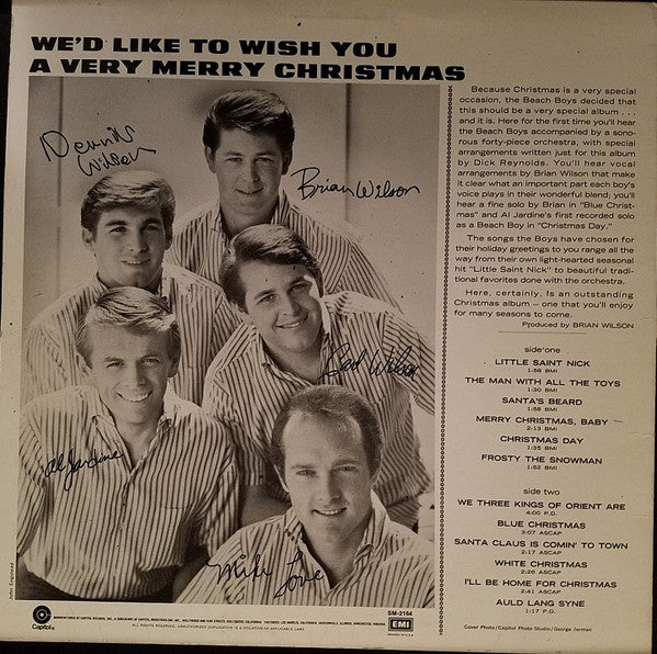 Beach Boys, The : The Beach Boys' Christmas Album (LP,Album,Reissue,Stereo)