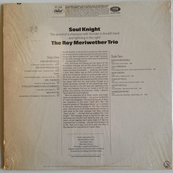 Roy Meriwether Trio, The : Soul Knight (LP,Album,Stereo)