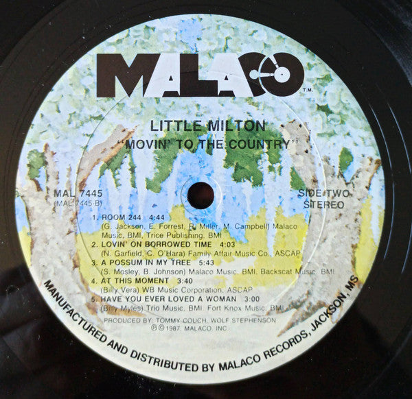 Little Milton : Movin' To The Country (LP,Album)