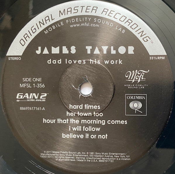 James Taylor (2) : Dad Loves His Work (LP,Album,Limited Edition,Numbered,Reissue,Remastered,Special Edition)