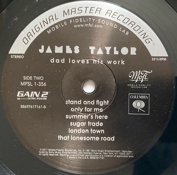 James Taylor (2) : Dad Loves His Work (LP,Album,Limited Edition,Numbered,Reissue,Remastered,Special Edition)