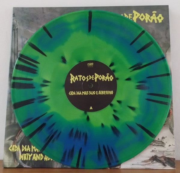Ratos De Porão :  Cada Dia Mais Sujo E Agressivo / Dirty And Aggressive  (LP,Album,Reissue)