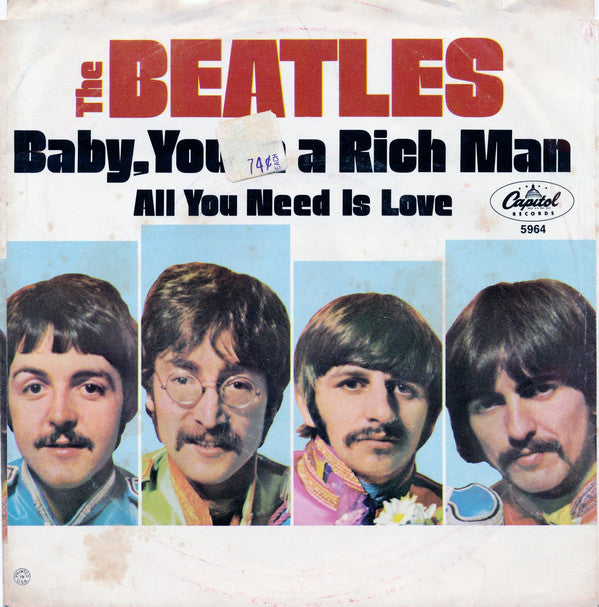 Beatles, The : All You Need Is Love / Baby You`re A Rich Man (7",45 RPM,Single)