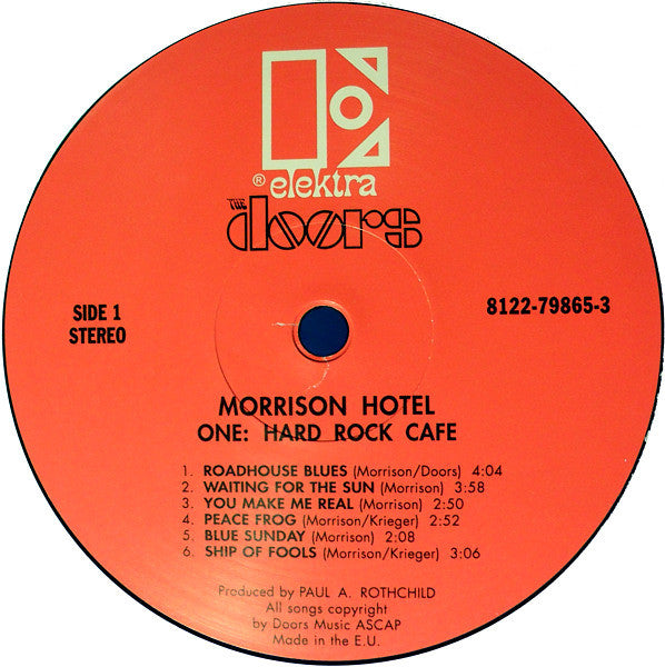 Doors, The : Morrison Hotel (LP,Album,Reissue,Stereo)