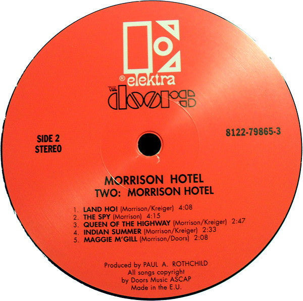 Doors, The : Morrison Hotel (LP,Album,Reissue,Stereo)