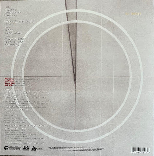 Foreigner : 4 (12",45 RPM,Album,Numbered,Reissue,Stereo)