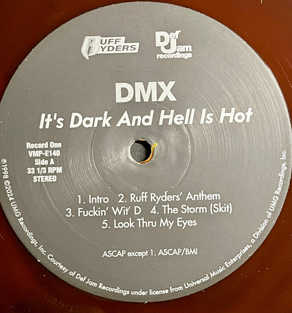 DMX : It's Dark And Hell Is Hot (LP,Album,Club Edition,Reissue,Remastered)