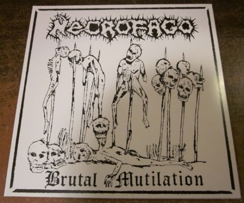 Necrófago : Brutal Mutilation (LP,Compilation,Limited Edition)