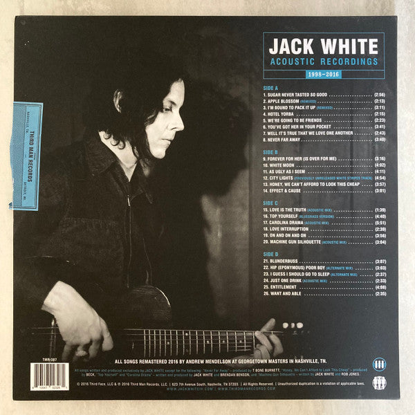 Jack White (2) : Acoustic Recordings 1998-2016 (LP,Album,Remastered)