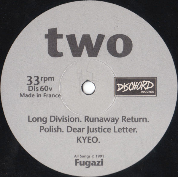Fugazi : Steady Diet Of Nothing (LP,Album)