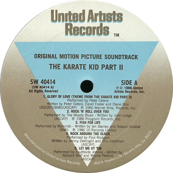 Various : The Karate Kid Part II (Original Motion Picture Soundtrack) (LP,Compilation)