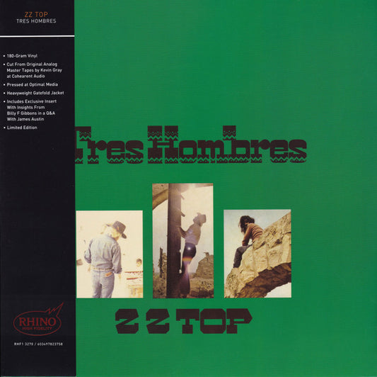 ZZ Top : Tres Hombres (LP,Album,Limited Edition,Reissue,Stereo)