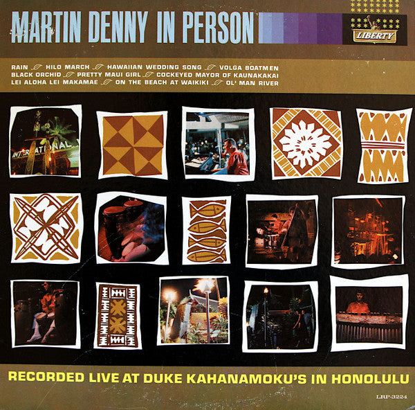 Martin Denny : In Person (LP,Album,Mono)