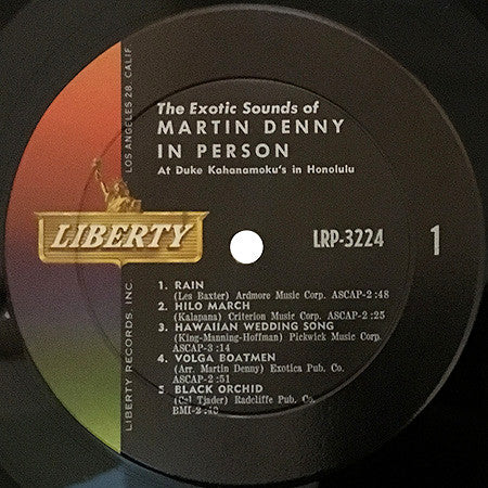 Martin Denny : In Person (LP,Album,Mono)