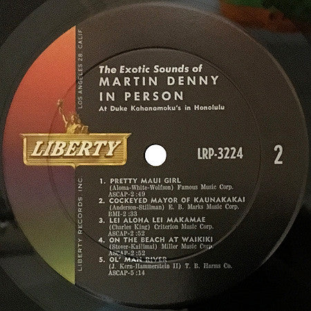 Martin Denny : In Person (LP,Album,Mono)
