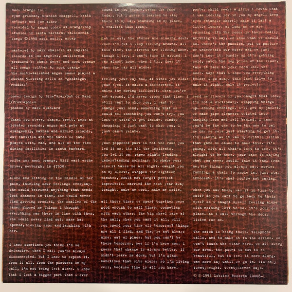 Mock Orange : Nines & Sixes (LP,Album)