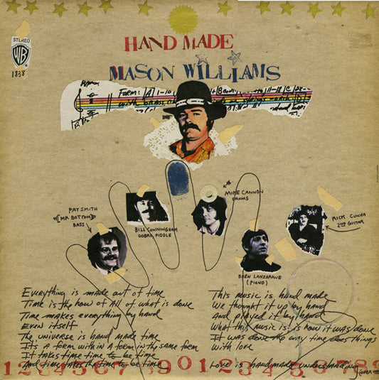 Mason Williams : Hand Made (LP,Album,Stereo)