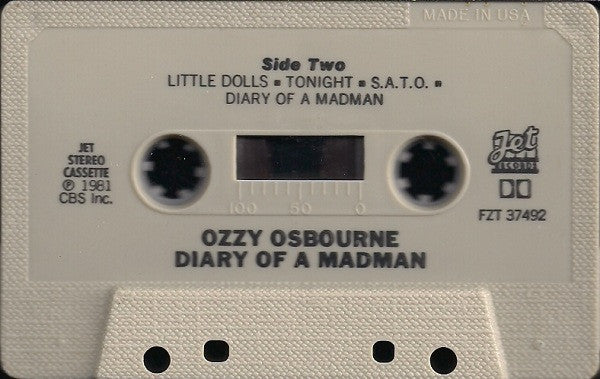 Ozzy Osbourne : Diary Of A Madman (Album,Stereo)