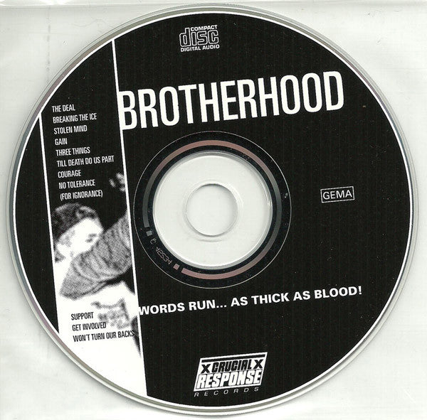 Brotherhood (12) : Words Run...As Thick As Blood! (Compilation)