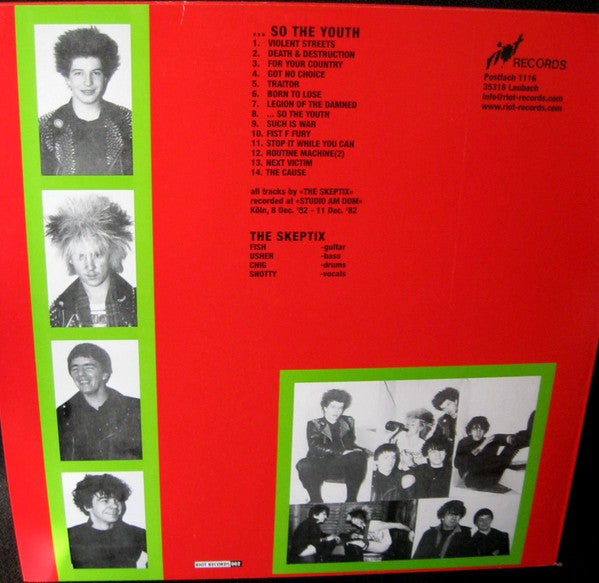 Skeptix, The : ...So The Youth (LP,Album,Reissue)