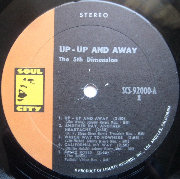 Fifth Dimension, The : Up, Up And Away (LP,Album,Stereo)